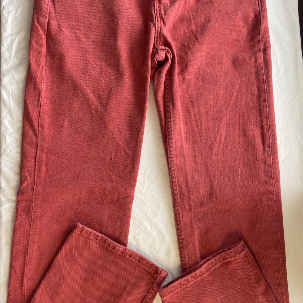 Men's Levi’s 514 Straight Fit Jeans – W32 L34 - Coral / dusty red - Picture 4 of 6